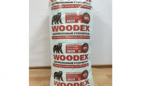 Эковата WOODEX Holz утеплитель для деревянных домов